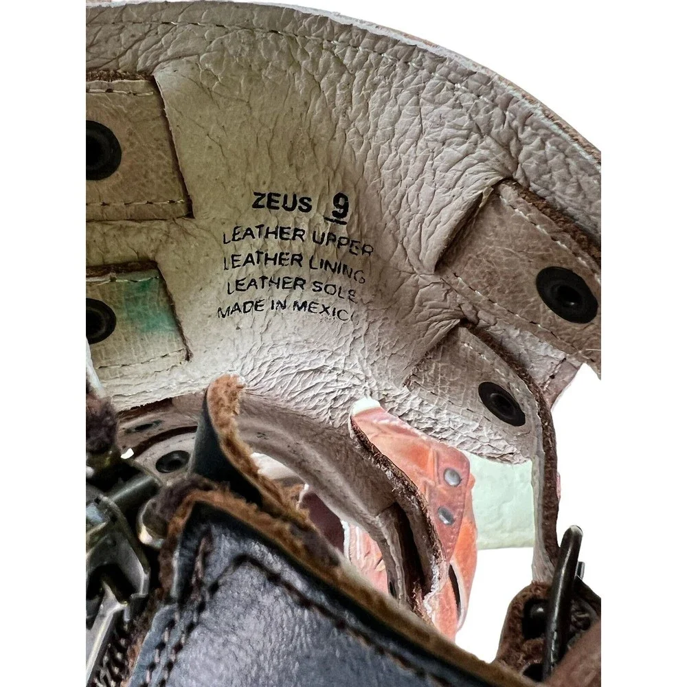 FREEBIRD‎ BY STEVEN Zeus Sandal’s Cognac Women’s Size 9